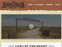 Tablet Screenshot of landoftheheart.com
